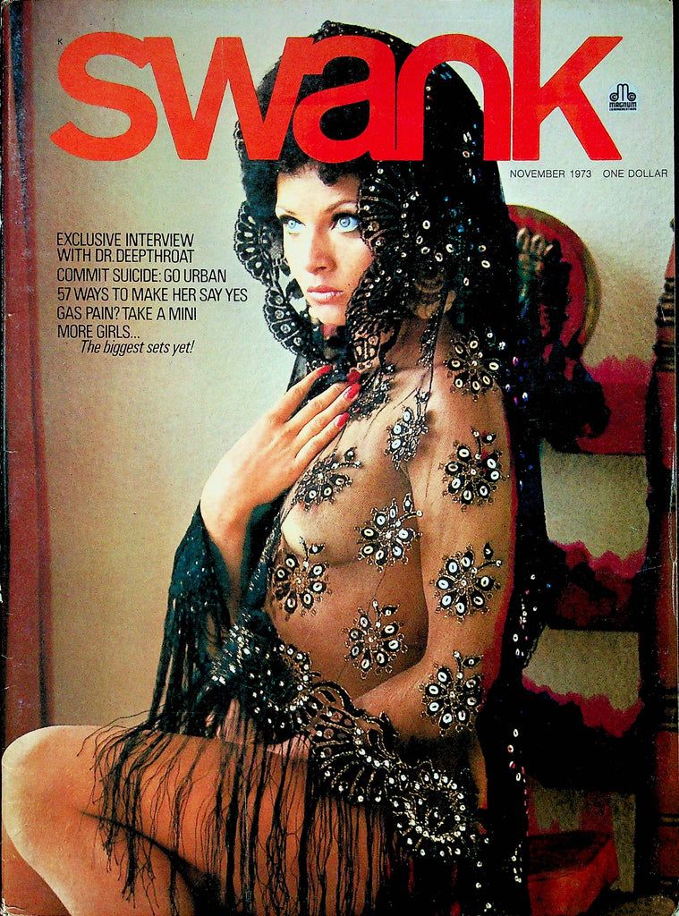 Swank Magazine Alena & Dr Deepthroat & Talitha Lai November 1973 W/Centerfold 060722RP