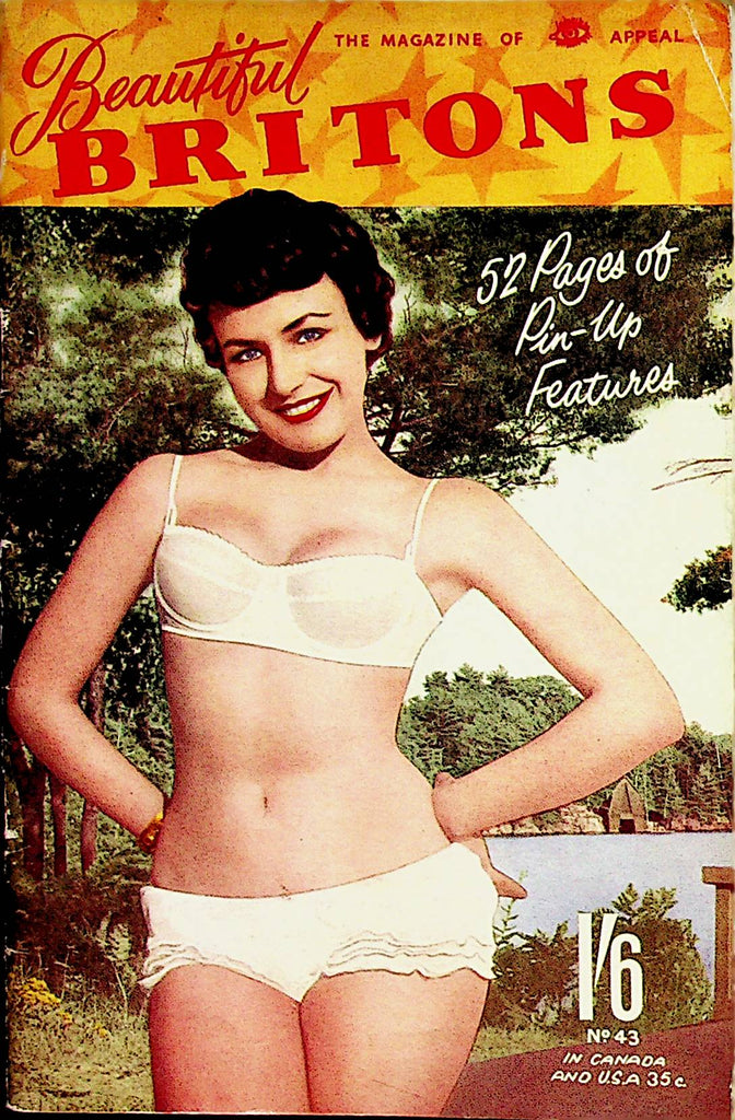 Beautiful Britons Vintage Digest  Covergirl Rita Arnold / Sexy Pin-Ups  #43 May 1959      062922lm-p2