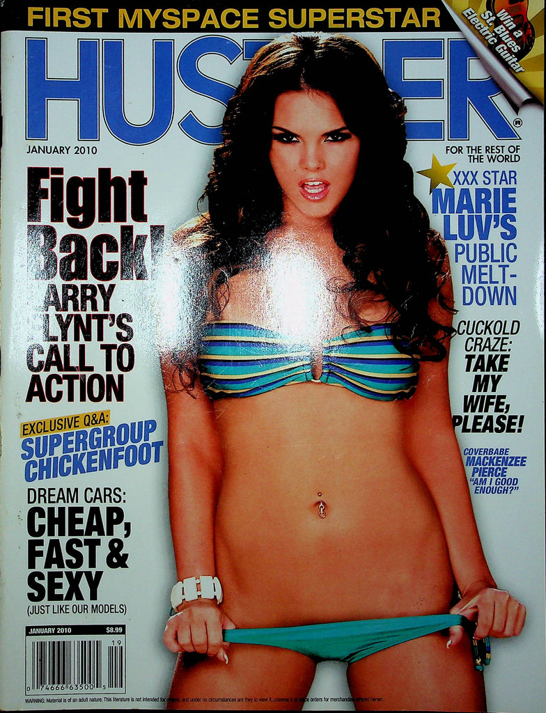 Hustler Magazine Mackenzee & Pierce & Marie Luv January 2010 011223RP
