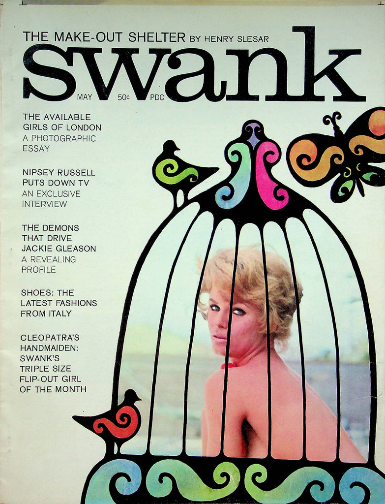 Swank Magazine Cleopatra's Handmaiden Jackie Gleason May 1963 042822RP