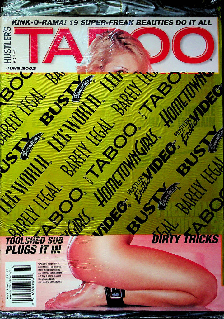 Hustler's Taboo Magazine June 2002 SEALED 012623RP