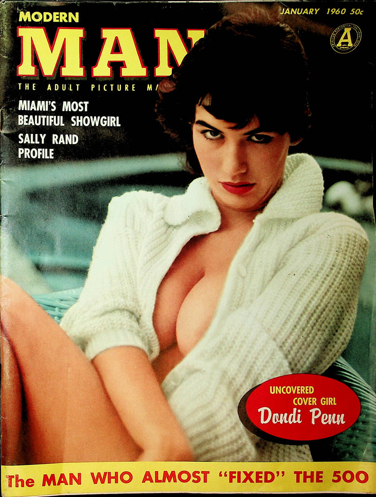 Modern Man Magazine  Covergirl Dondi Penn  January 1960    071221lm-sh