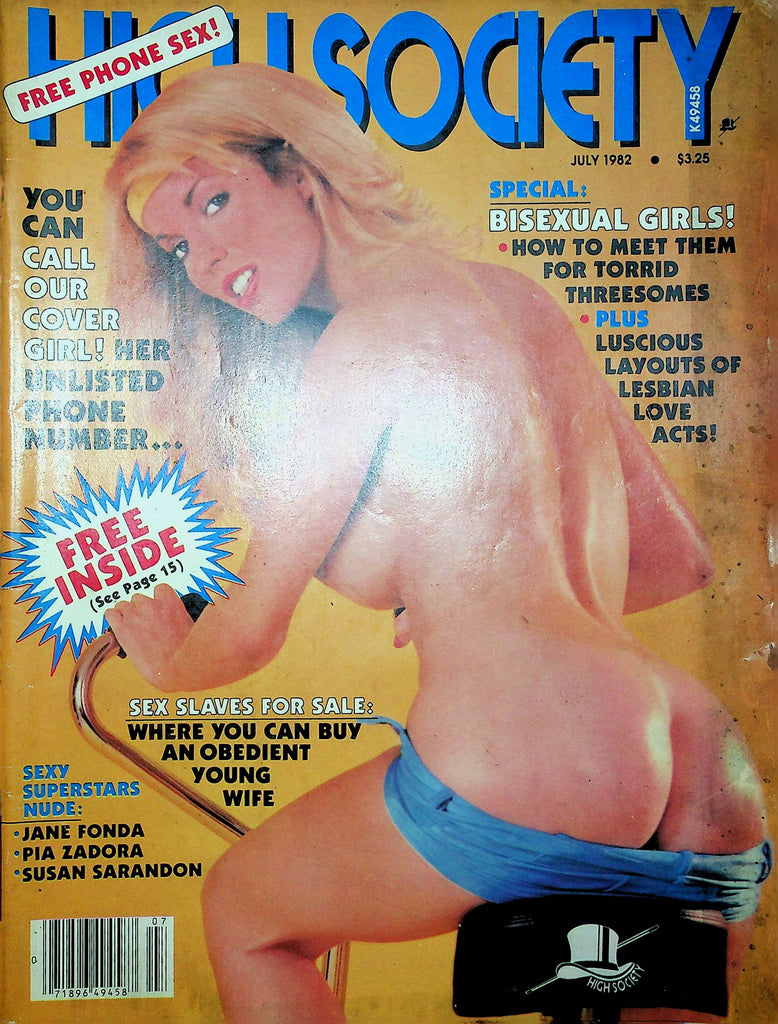 High Society Magazine Mary Anne & Ann Ventura July 1982 120122RP
