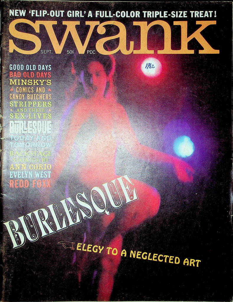Swank Magazine Burlesque & Ann Corio & Evelyn West September 1962 012323RP