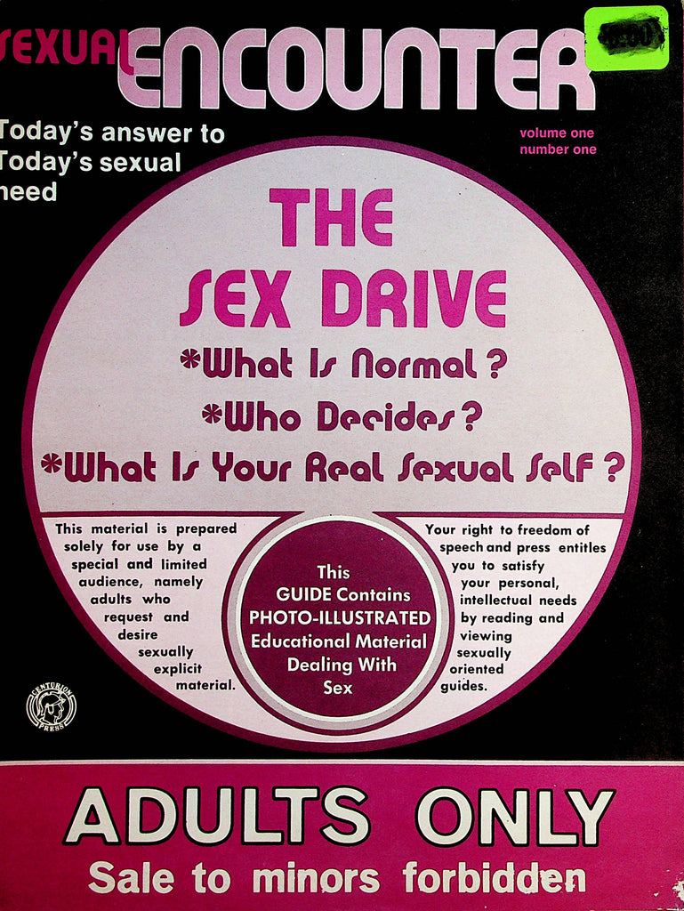 Sexual Encounter Magazine   The Sex Drive  vol.1 #1  1970's  040723lm-p2