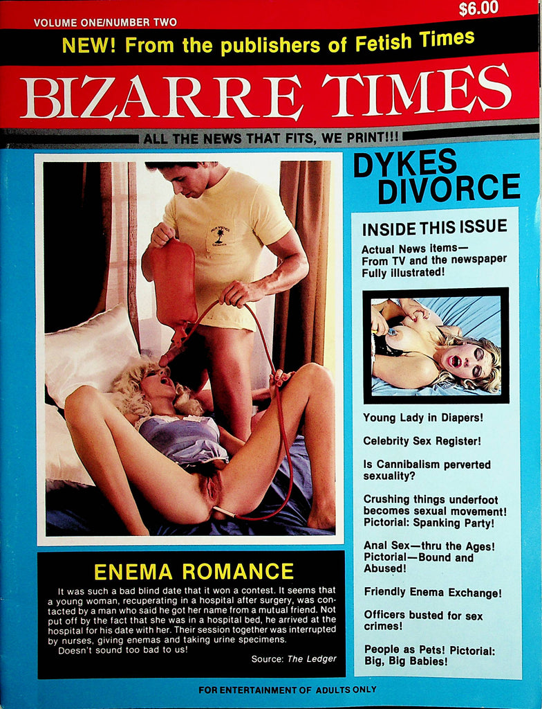 Bizarre Times Magazine  Romance  vol.1 #2  1980's  071221lm-sh