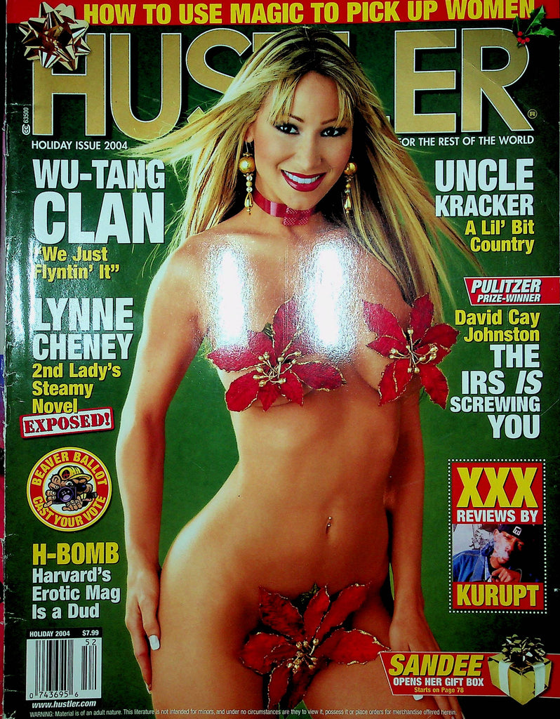 Hustler Magazine Lynne Cheney & David Cay Johnston Holiday 2004 120522RP