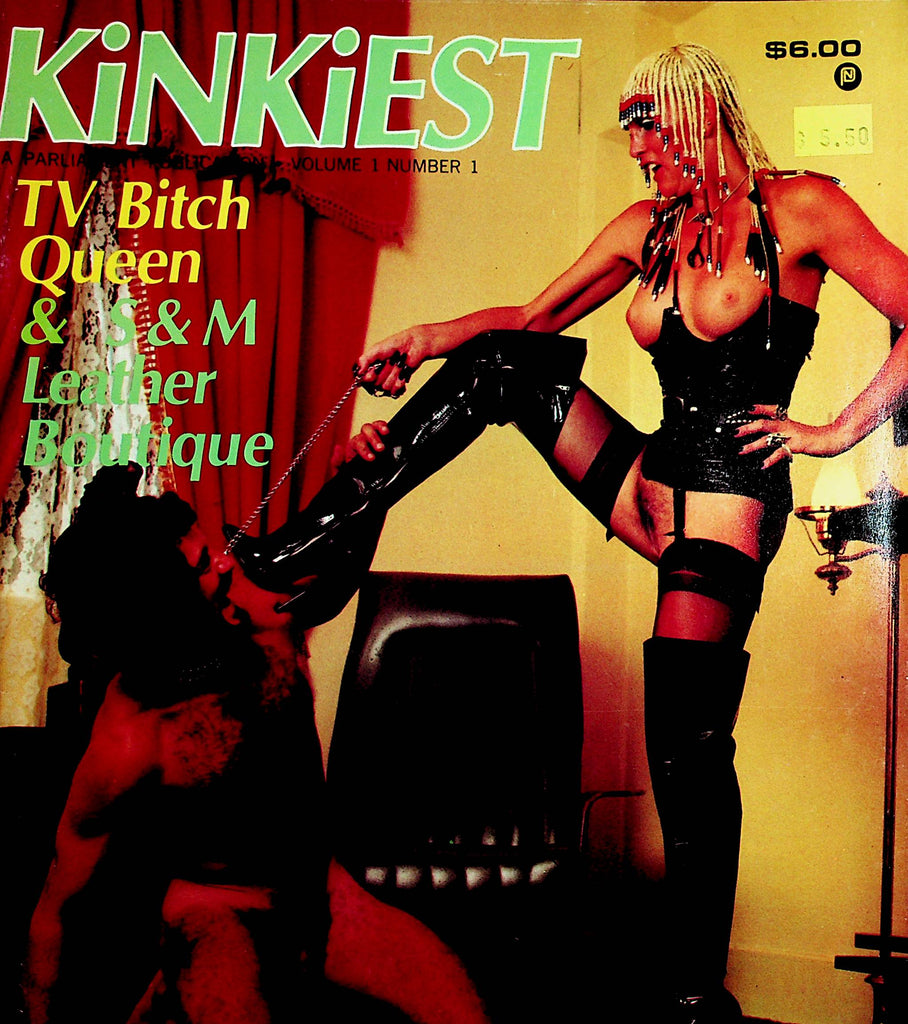 Kinkiest Magazine TV Bitch Queen & S & M Leather Boutique #1 1985  Parliament    101121lm-dm