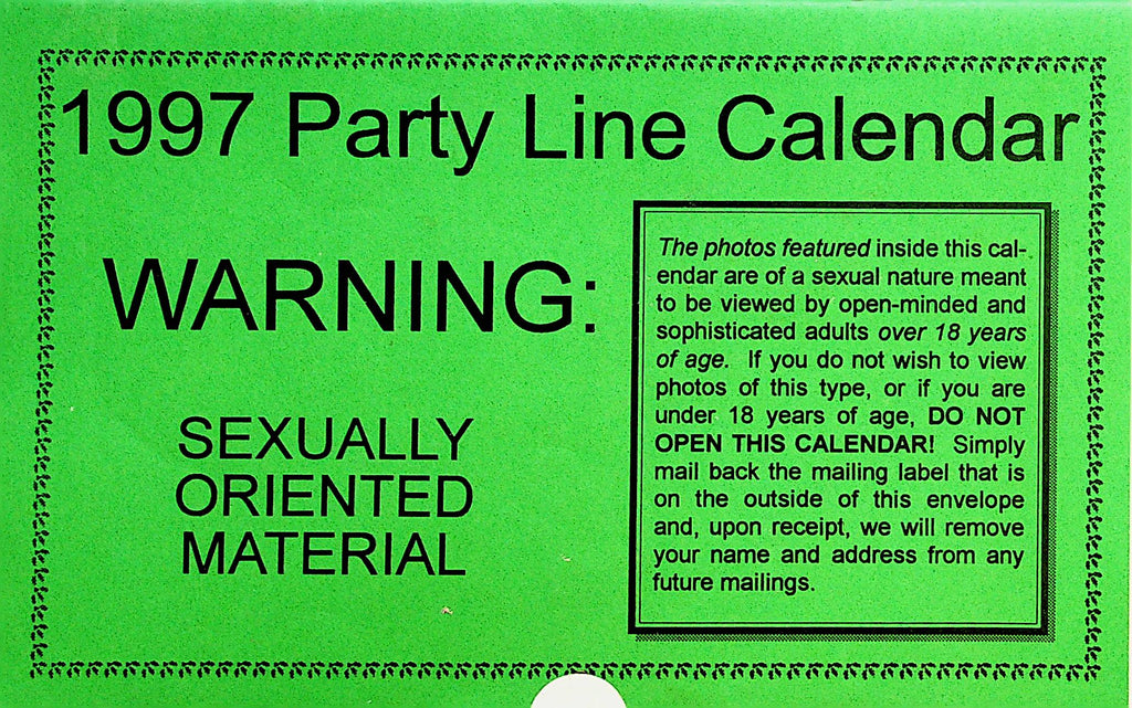 1997 Party Line Calendar      040823lm-p