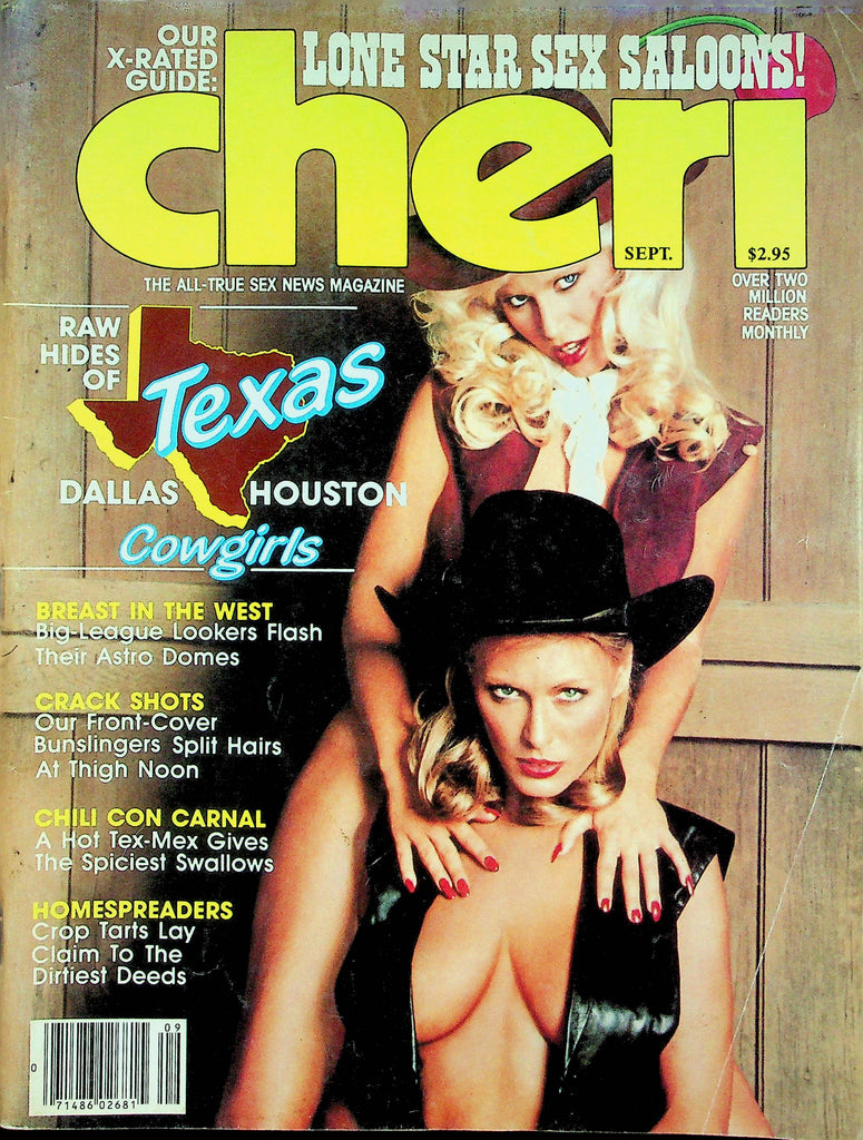 Cheri Magazine Texas Cowgirls & Paulette & Sylvia September 1982 060722RP