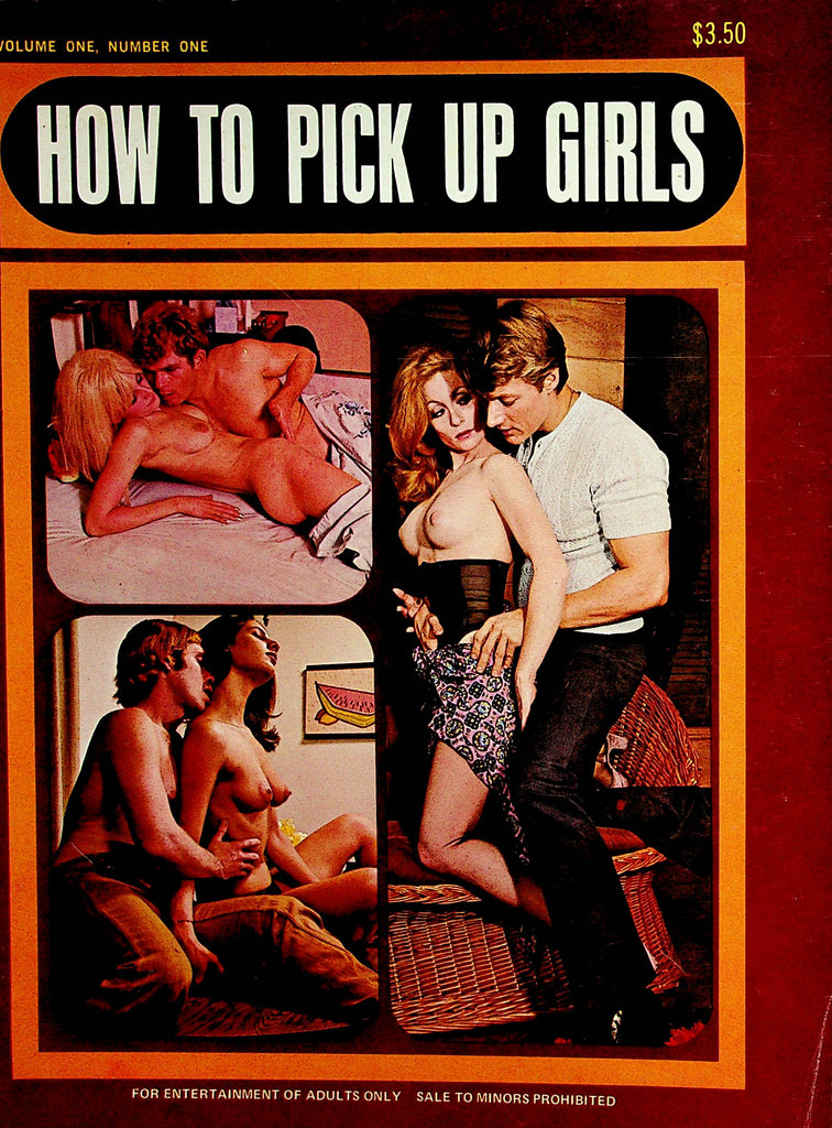 How To Pick Up Girls Magazine  Fingered For Fun   vol.1 #1 1970's    101922lm-p3