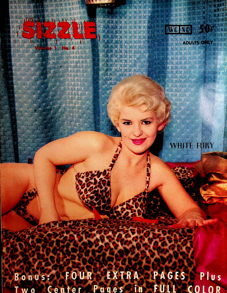 Sizzle Magazine  White Fury  vol.1 #4  1960    082321lm-dm
