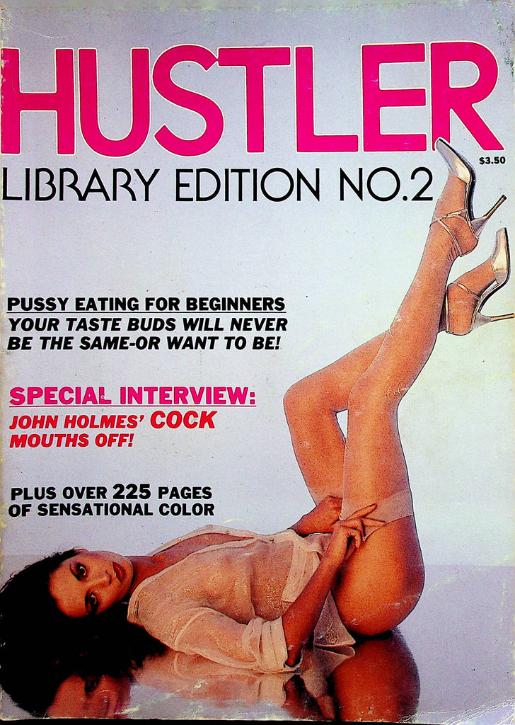 Hustler Library Edition Magazine  Pussy Eating For Beginners / John Holme s #2 December 1977    032923lm-p
