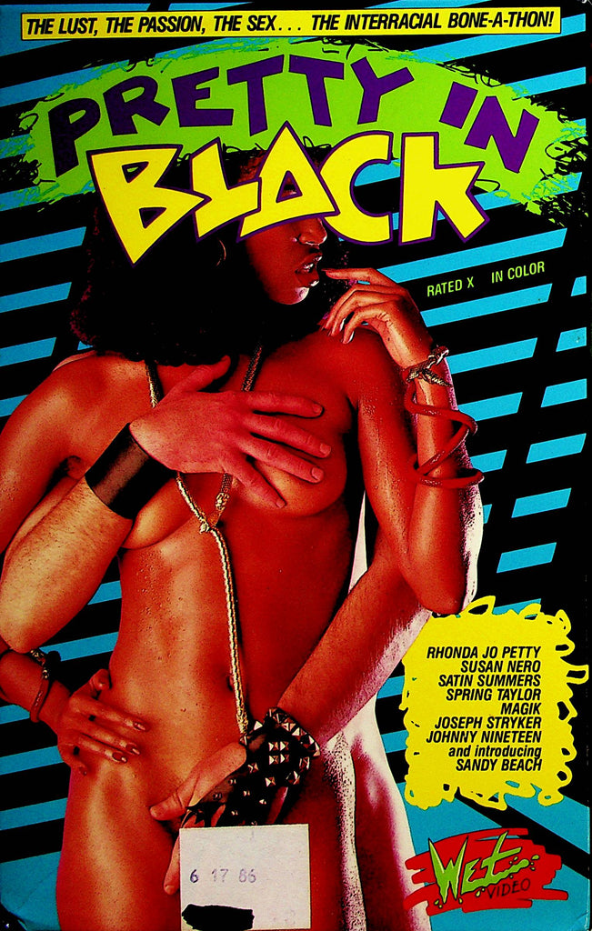 Pretty In Black VHS Movie  Rhonda Jo Petty/Susan Nero  by Wet Video   031523lp-vhs3