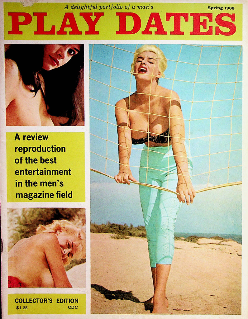 Play Dates Busty Magazine  Centerfold Cari Evanson  Spring 1965 Collector's Edition   071822lm-p2