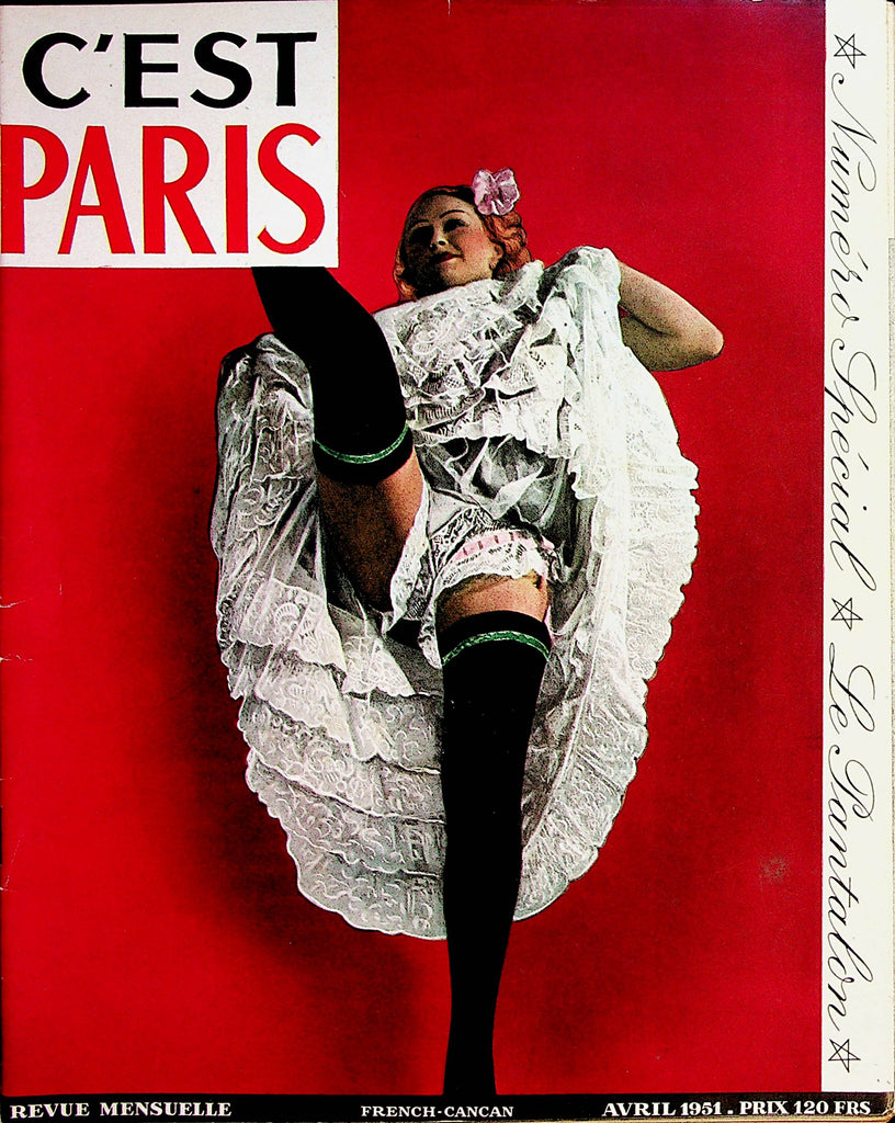 C'EST PARIS International French Magazine  Le Pantalon April 1951     062322lm-p2
