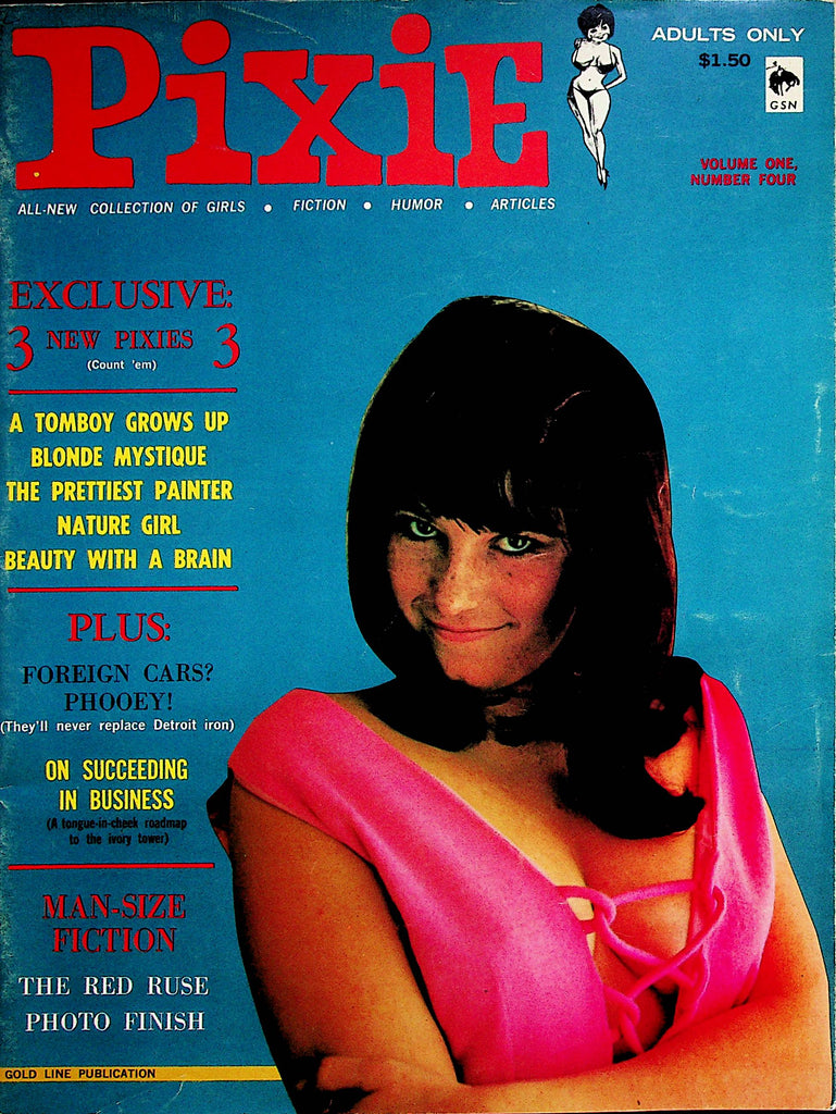 Pixie Busty Magazine  Blonde Mystique Clarissa Finley vol.1 #4  1966  080522lm-p2