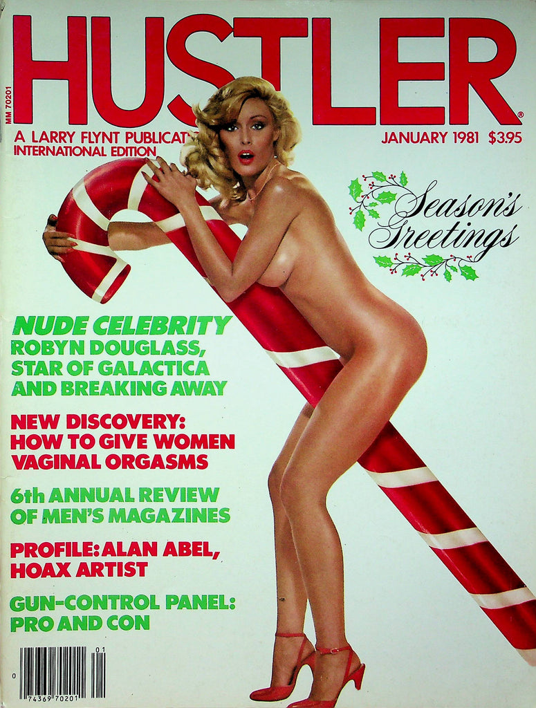 Hustler Magazine Holiday Issue robyn Douglass & Alan Abel January 1981 092222RP