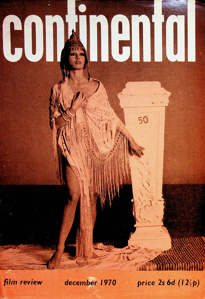 Continental Film Review Magazine  Covergirl Brigitte Bardot  December 1970   070122lm-p2