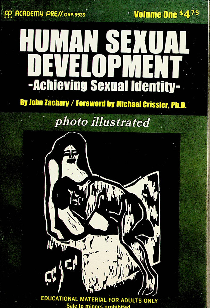 Human Sexual Development Photo Illustrated Book by John Zachary vol.1 1971   031623lm-p