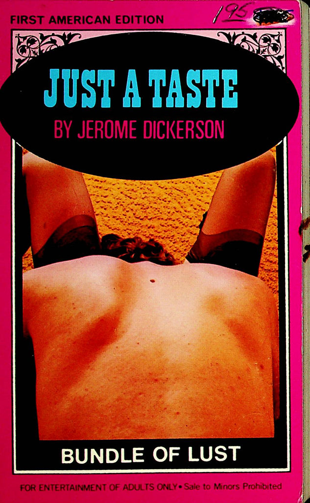 Just A Taste Adult Novel by Jerome Dickerson  1969   091721dm2