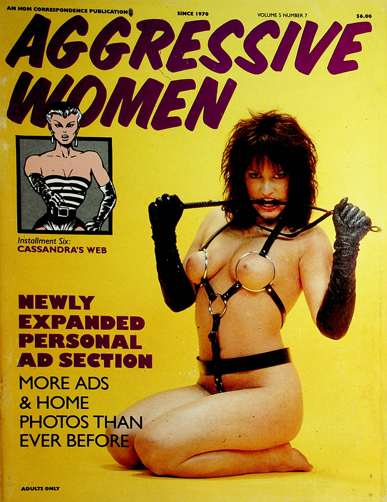 Aggressive Women Fetish Contact Magazine Cassandra's Web vol.5 #7 1985 by HOM     122121lm-dm