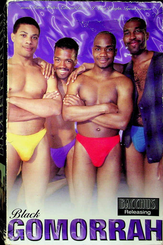Gay Adult VHS Movie Black Gomorrah Ft. KEnny Wallers & Edward Charles 1997 By Bacchus 032423RPVHS