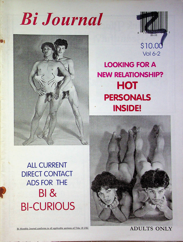 Bi Journal Magazine Hot Personal Ads Vol 6-2 022723RP