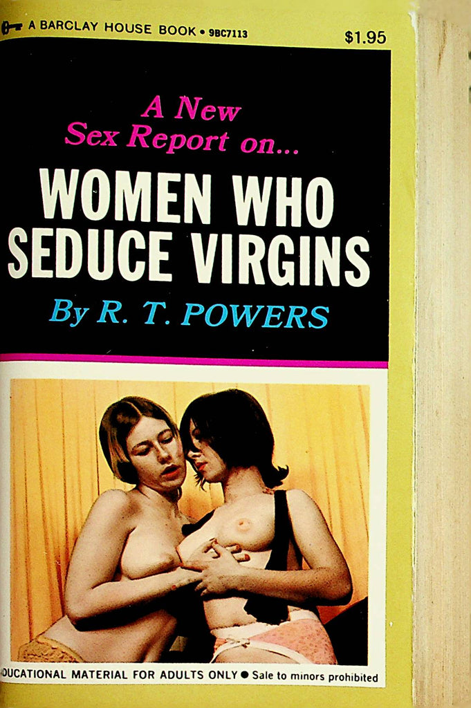 Women Who Seduce Virgins Novel  By R.T. Powers  1970 Barclay House   110221lm-dm