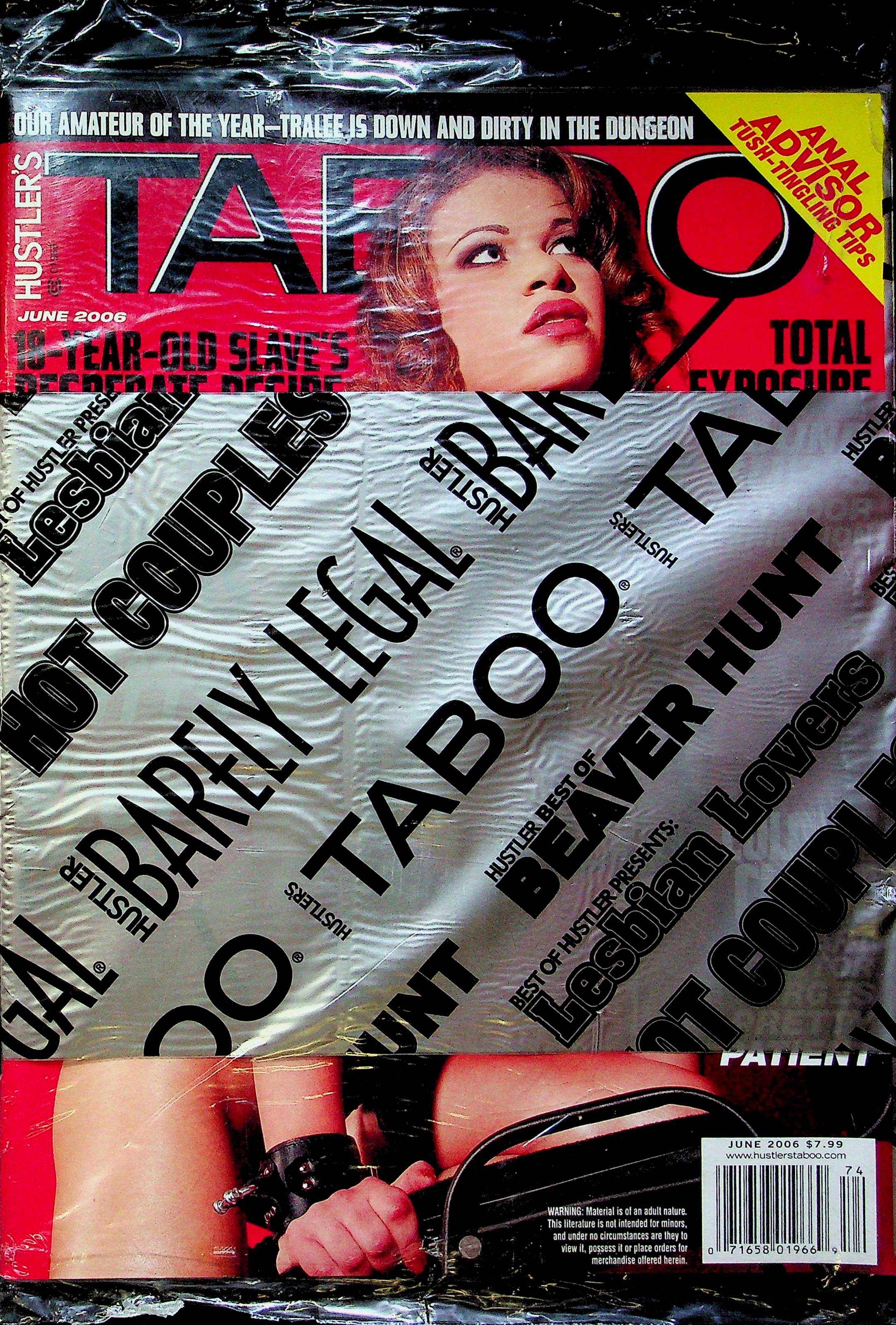 Hustler's Taboo Magazine Amateur Of The Year June 2006 SEALED ...