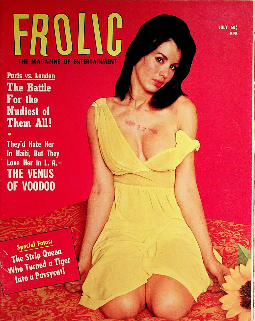 Frolic Busty Magazine  Kathy Roberts Centerfold   July 1967       091722lm-p