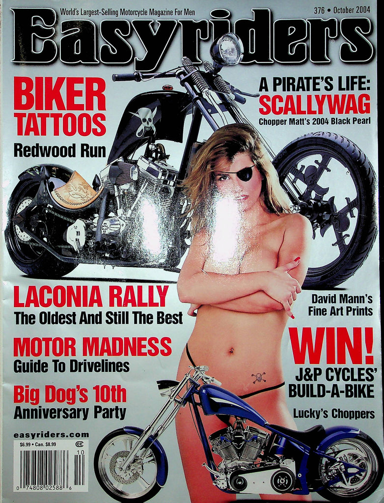 Easyriders Magazine Laconia Rally & Guide To Drivelines No.376 October 2004 011623RP