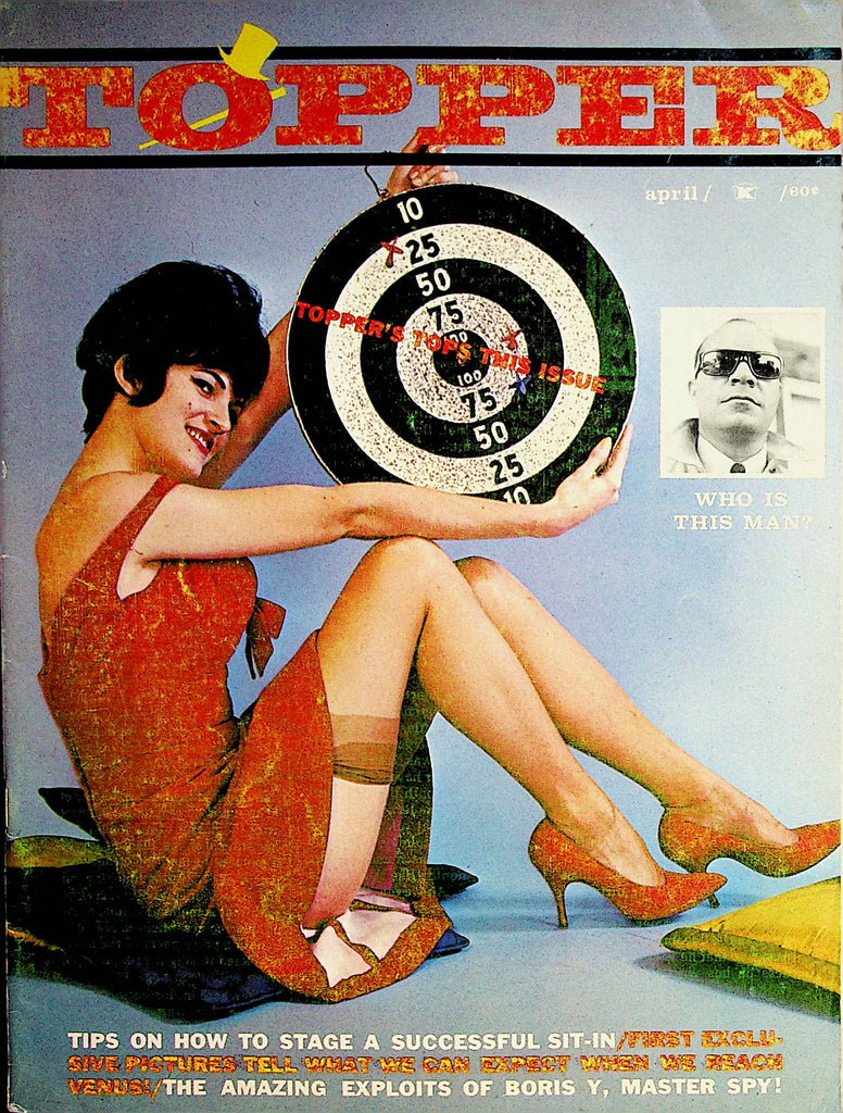 Topper Busty Vintage Magazine  Covergirl Gwen  April 1965    070522lm-p