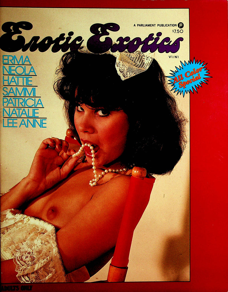 Erotic  Magazine   Covergirl Monique & Her 3 Taboos  #14  1988    122221lm-dm