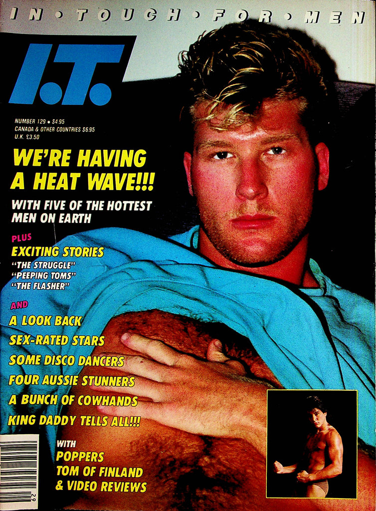 In Touch For Men Gay Magazine  Cover Guy Drew Hanson  #129 1987   080522lm-p2