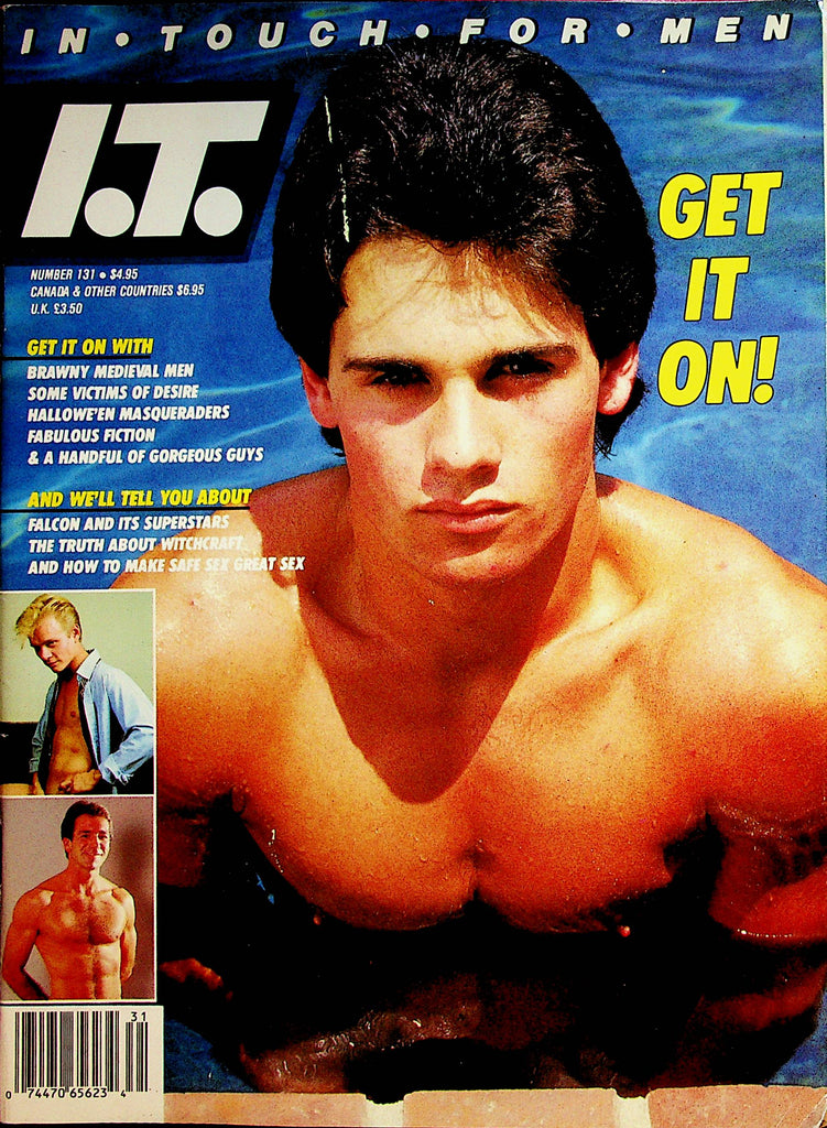 In Touch For Men Gay Magazine  Cover Guy David Burrill  #131  1987  080522lm-p2