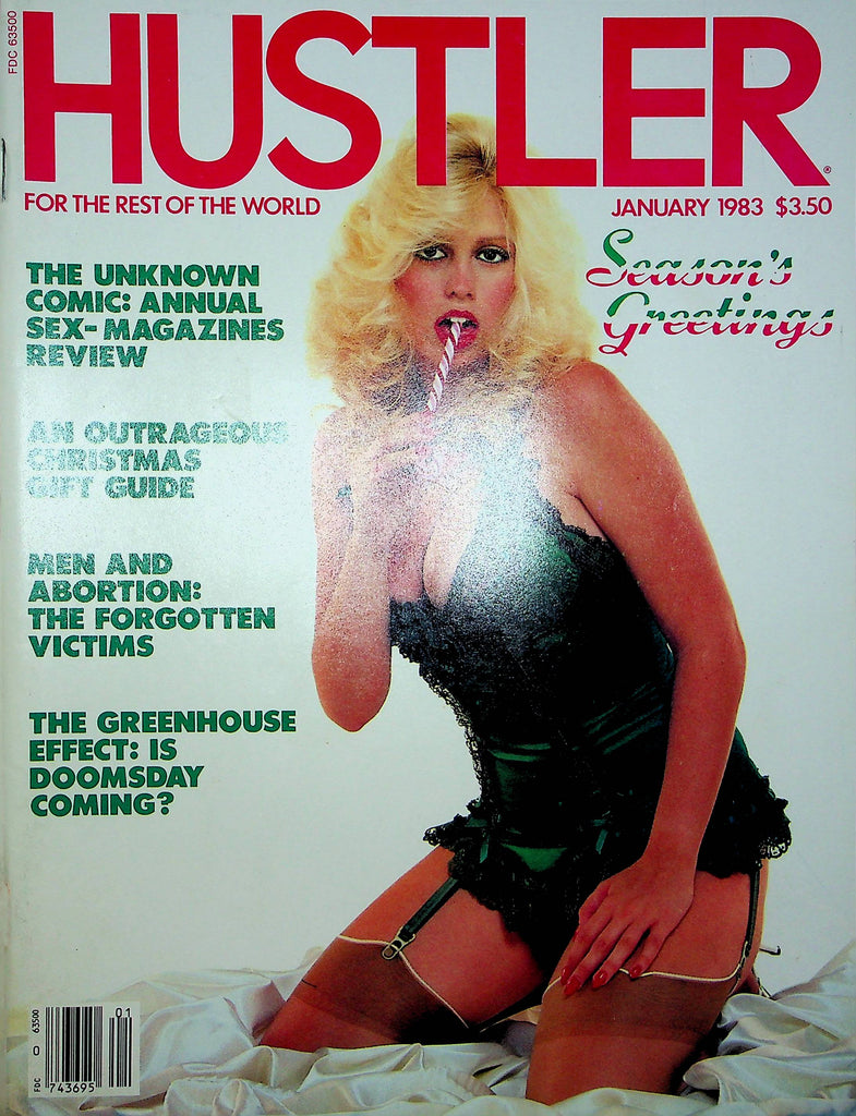 Hustler Magazine Season's Greetings & Christi January 1983 010323RP