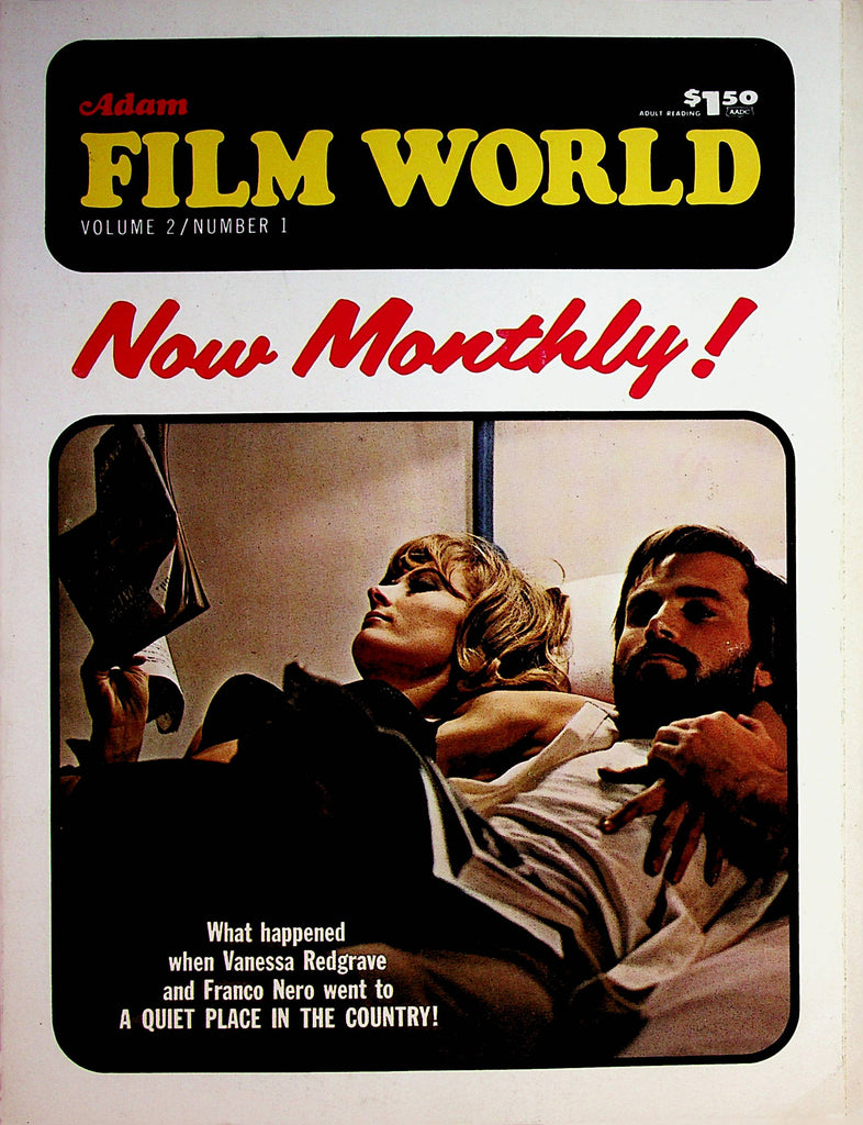 Adam Film World Magazine  A Quiet Place In The Country with Vanessa Redgrave & Franco Nero  vol.2 #1 1970    062122lm-p2