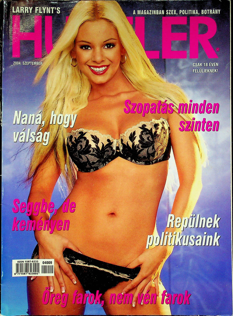 Hustler Hungarian Magazine September 2004 012323RP