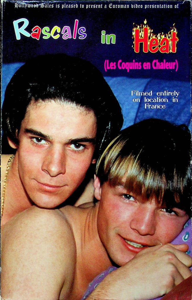 Gay Adult VHS Movie Rascals In Heat Filmed In France Ft. Harel & Charlot 1998 By West Hollywood Filmworks 032223RPVHS