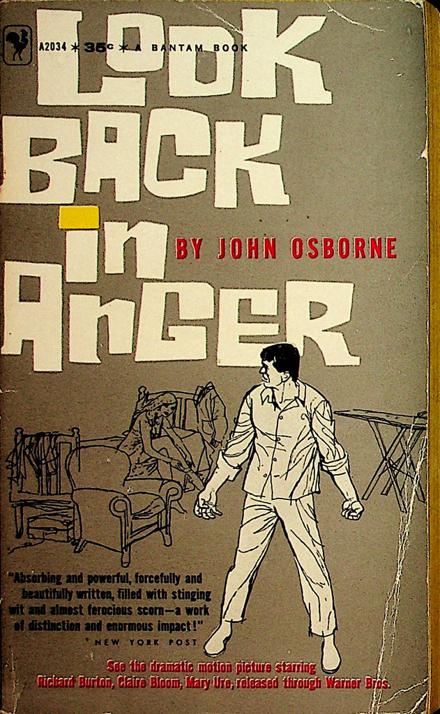 Look Back In Anger Novel by John Osborne 1959 Bantam Book     110521lm-dm