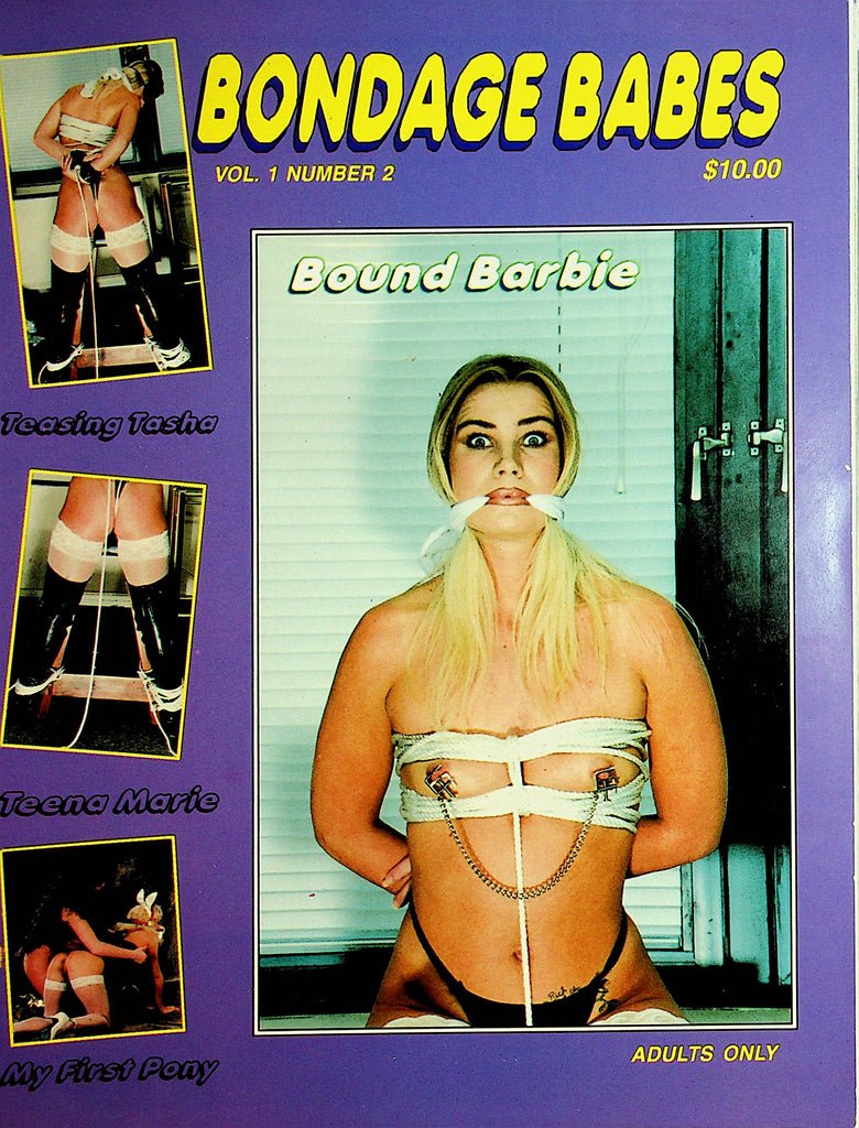 Bondage Babes Magazine  Bound Barbie / Teasing Tasha  vol.1 #2  1990's   051721lm-sh