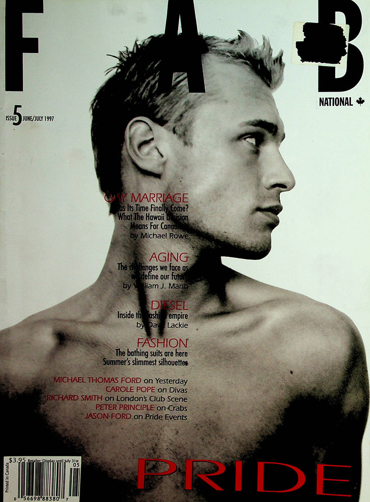 Fab National Gay Fashion Magazine  Pride  #5 June 1997   011422lm-dm