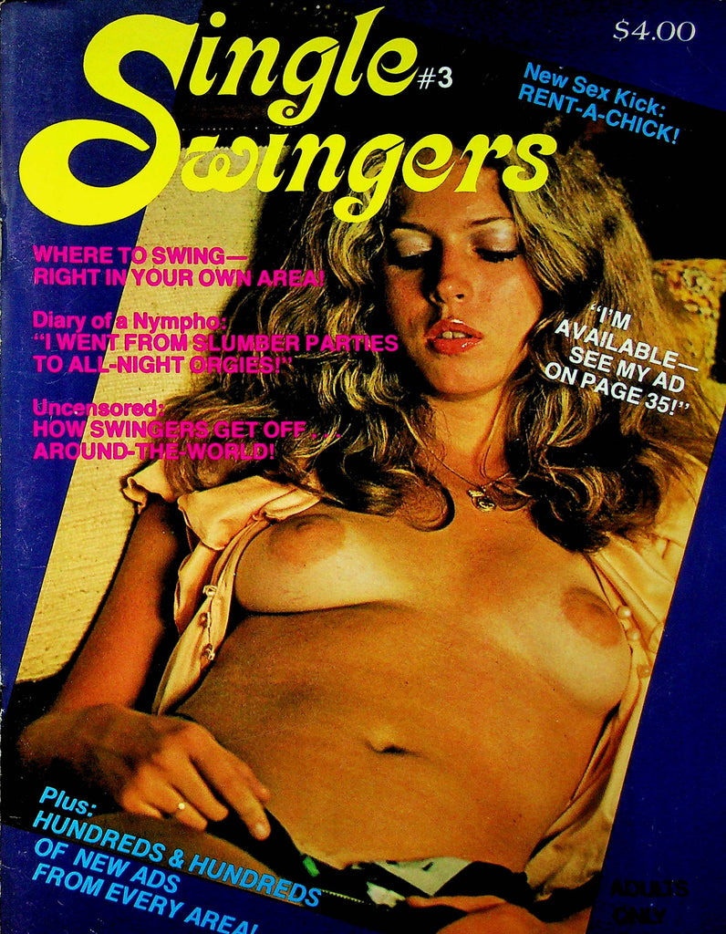 Single Swingers Magazine Diary Of A Nympho Vol.1 No.3 030123RP