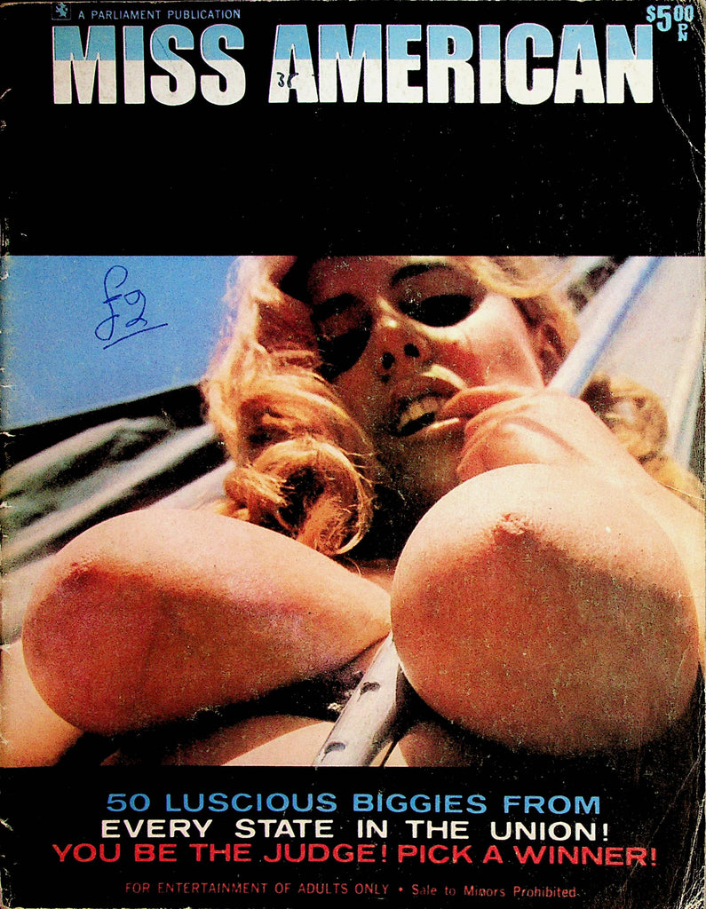 Miss American Magazine  Uschi Digard/ Dean Ackerlun - 50 Luscious Biggies From Every State! 1973       081322lm-p