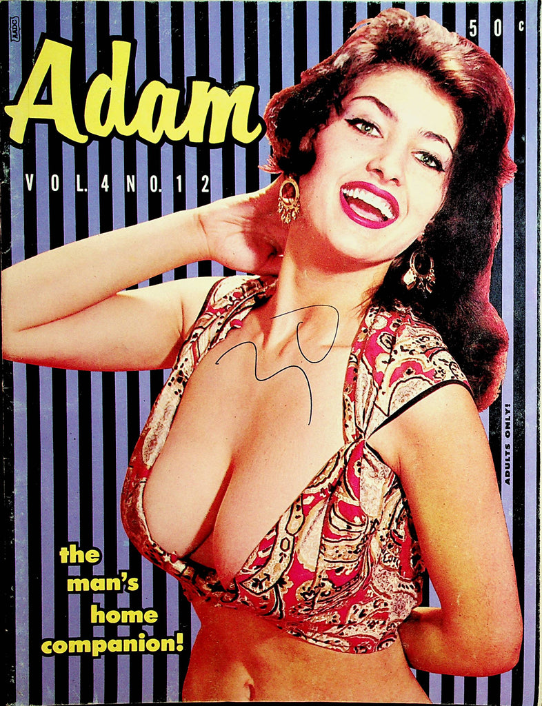 Adam Magazine  Covergirl Gina Miro  vol.4 #12  1960    082321lm-dm