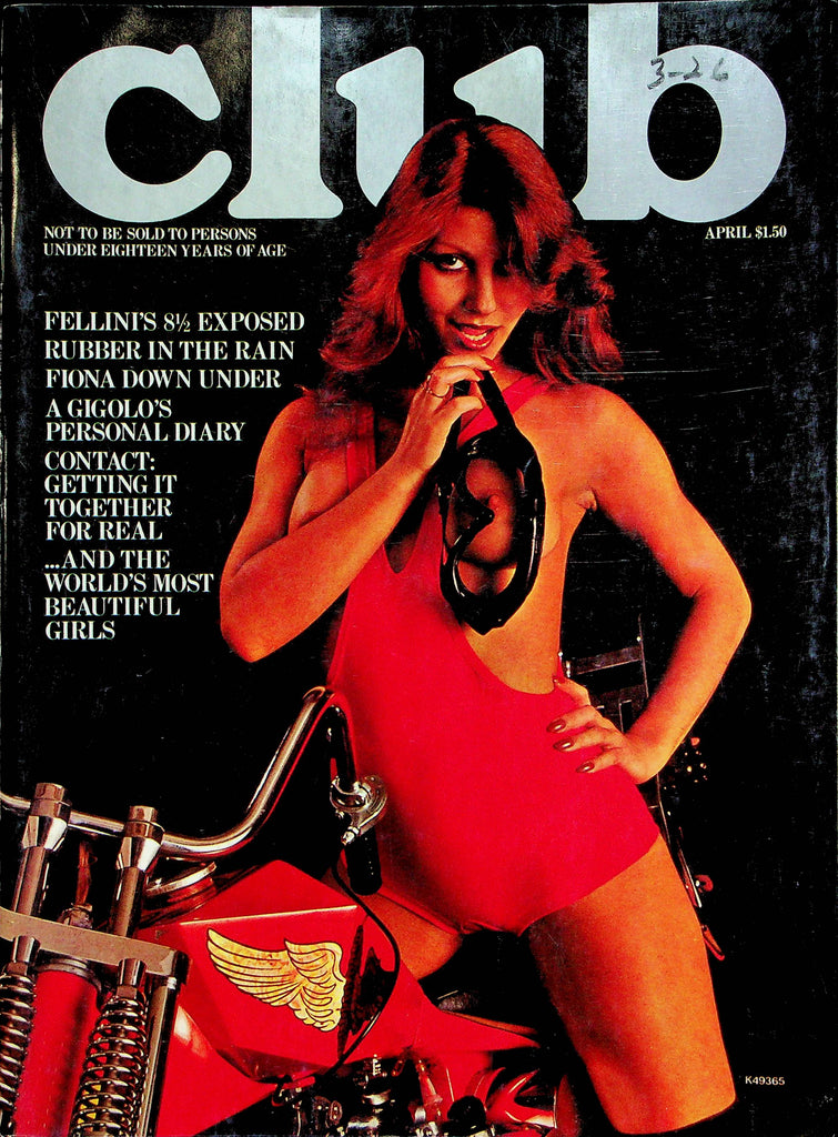 Club Magazine Fellini & Fiona April 1975 082422RP