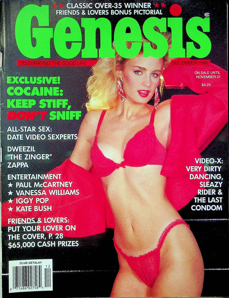Genesis Magazine Dweezil Zappa & Tobi & Tess December 1988 081122RP