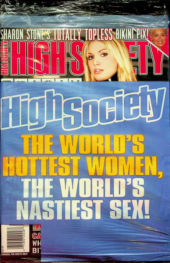 High Society Magazine Sharon Stone September 2005 Sealed 072822RP