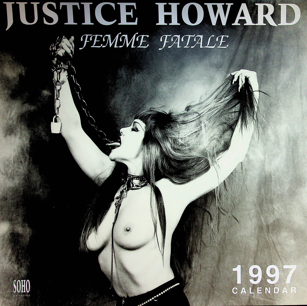 Justic Howard Femme Fatale 1997  Wall Calendar  12" x 12"  Soho Galleries  041323lm-pcal